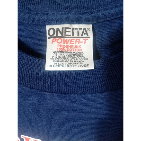 Oneita Babe Ruth Baseball T Shirt 100 inning game Power T Springfield Size XL - Picture 3 of 5